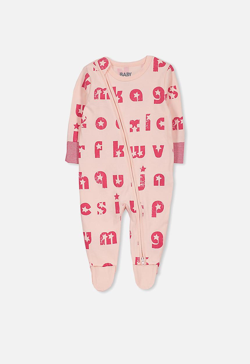 Cotton On - Mini zip through romper - peach