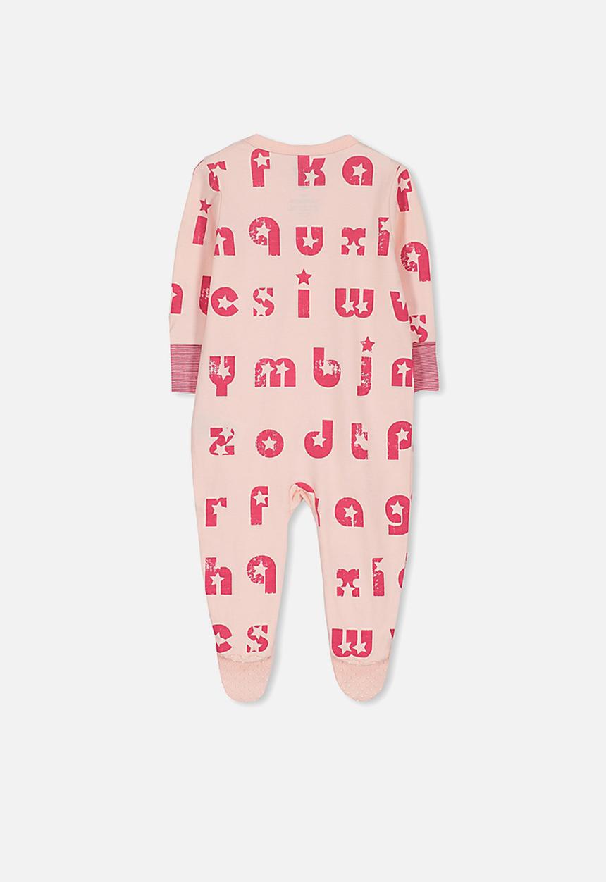Cotton On - Mini zip through romper - peach