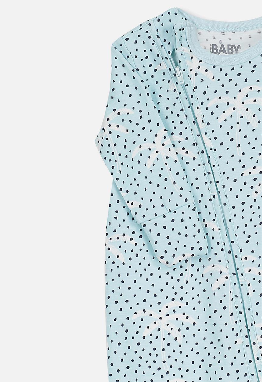 Cotton On - Mini zip through romper - blue