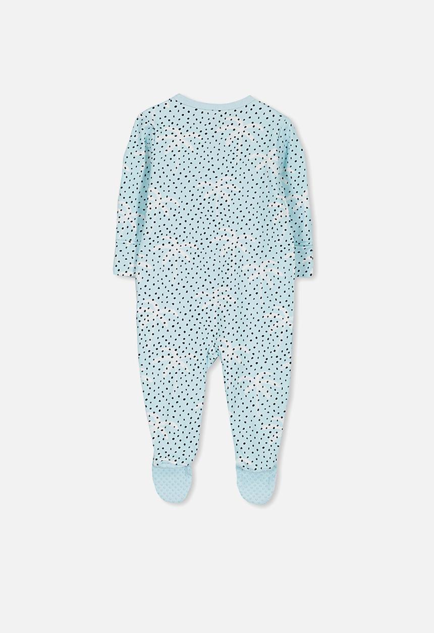 Cotton On - Mini zip through romper - blue