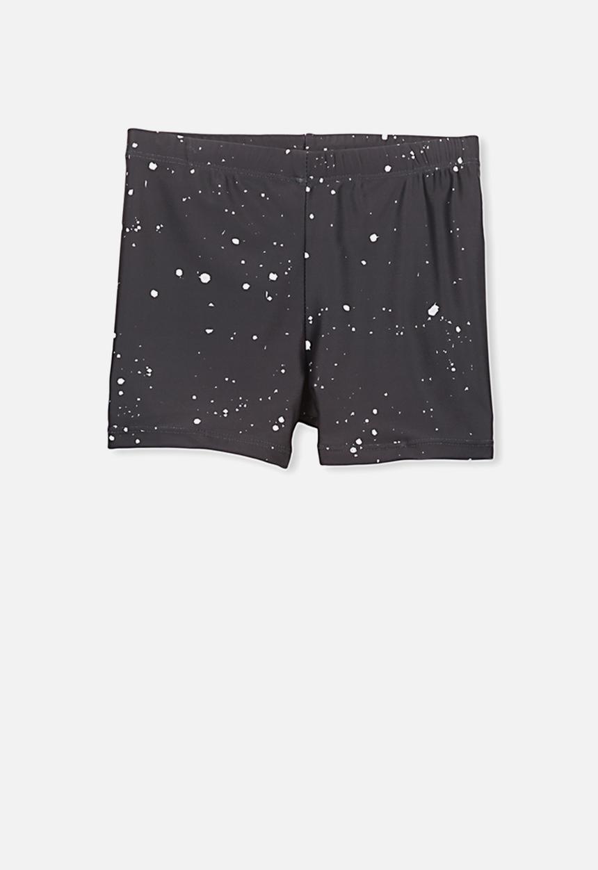 Cotton On - Billy boy leg swim trunk - charcoal