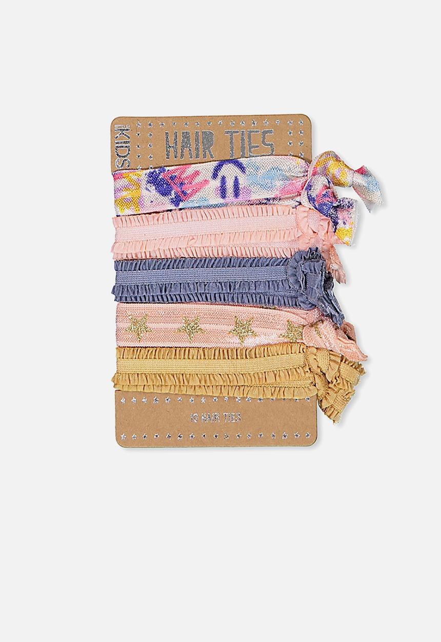 Cotton On - Knot messy hairties - multi