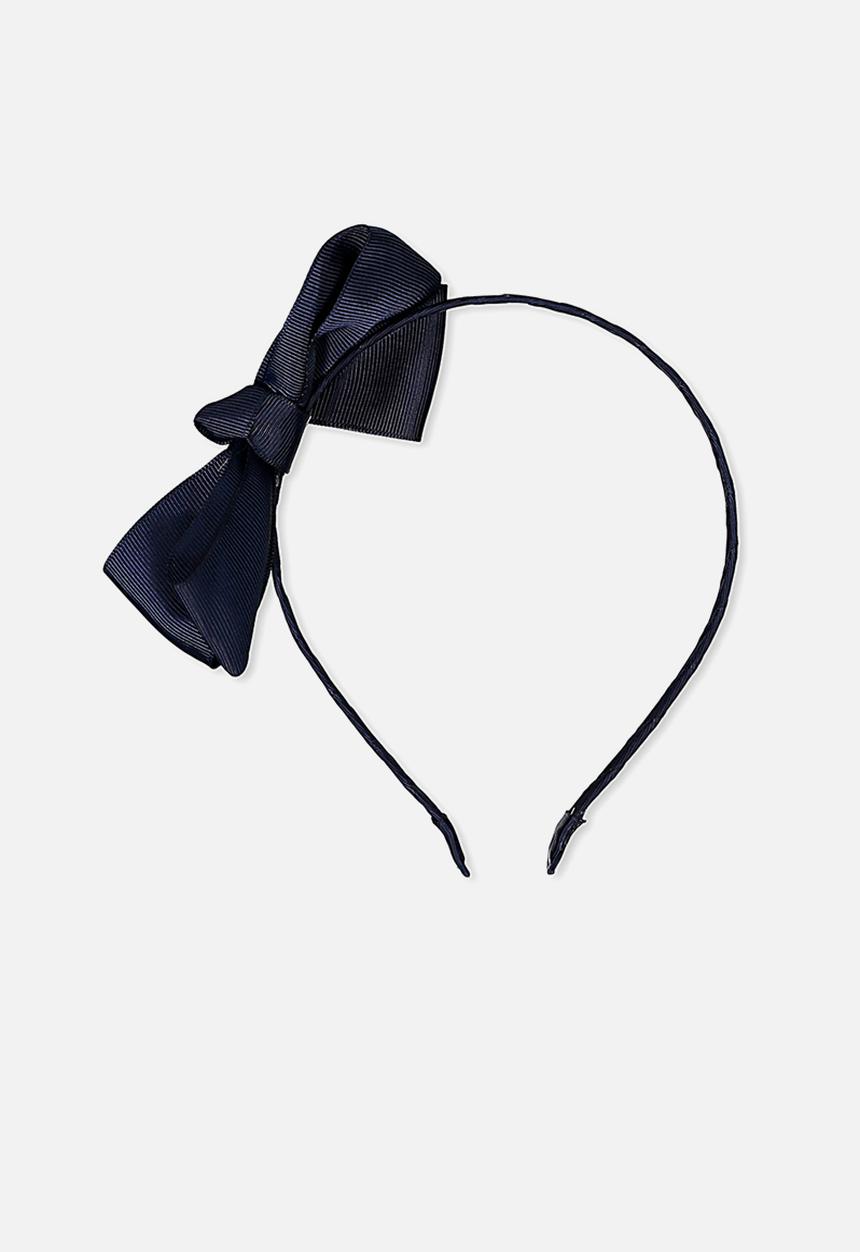 Cotton On - Big bow headband - navy