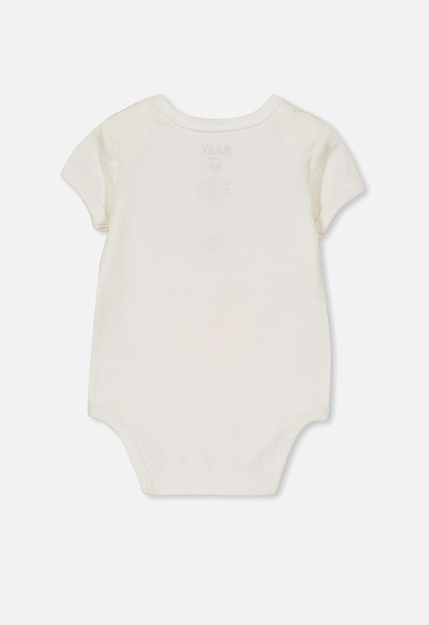 Cotton On - Mini short sleeve bubby - white