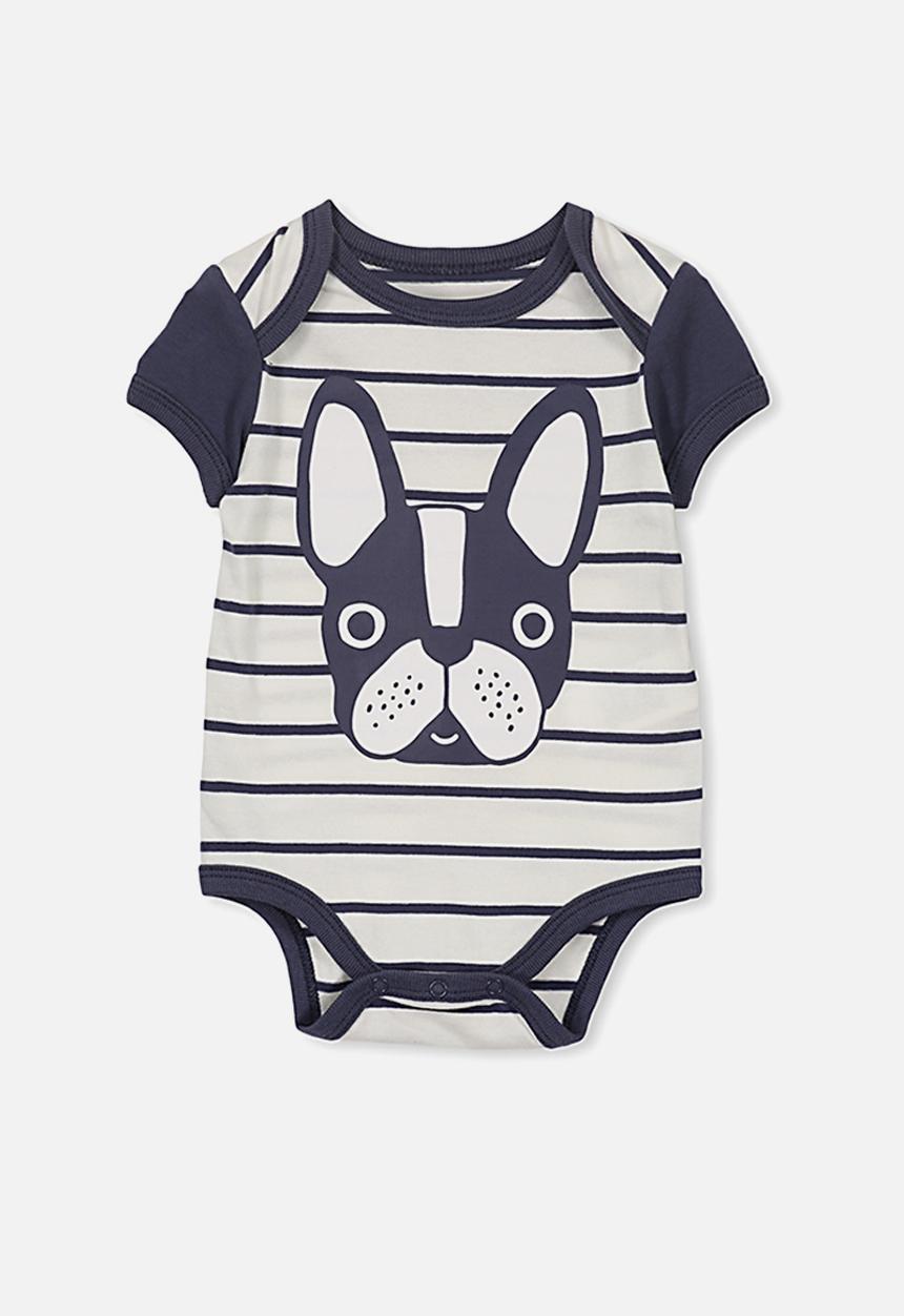 Cotton On - Mini short sleeve bubby - navy