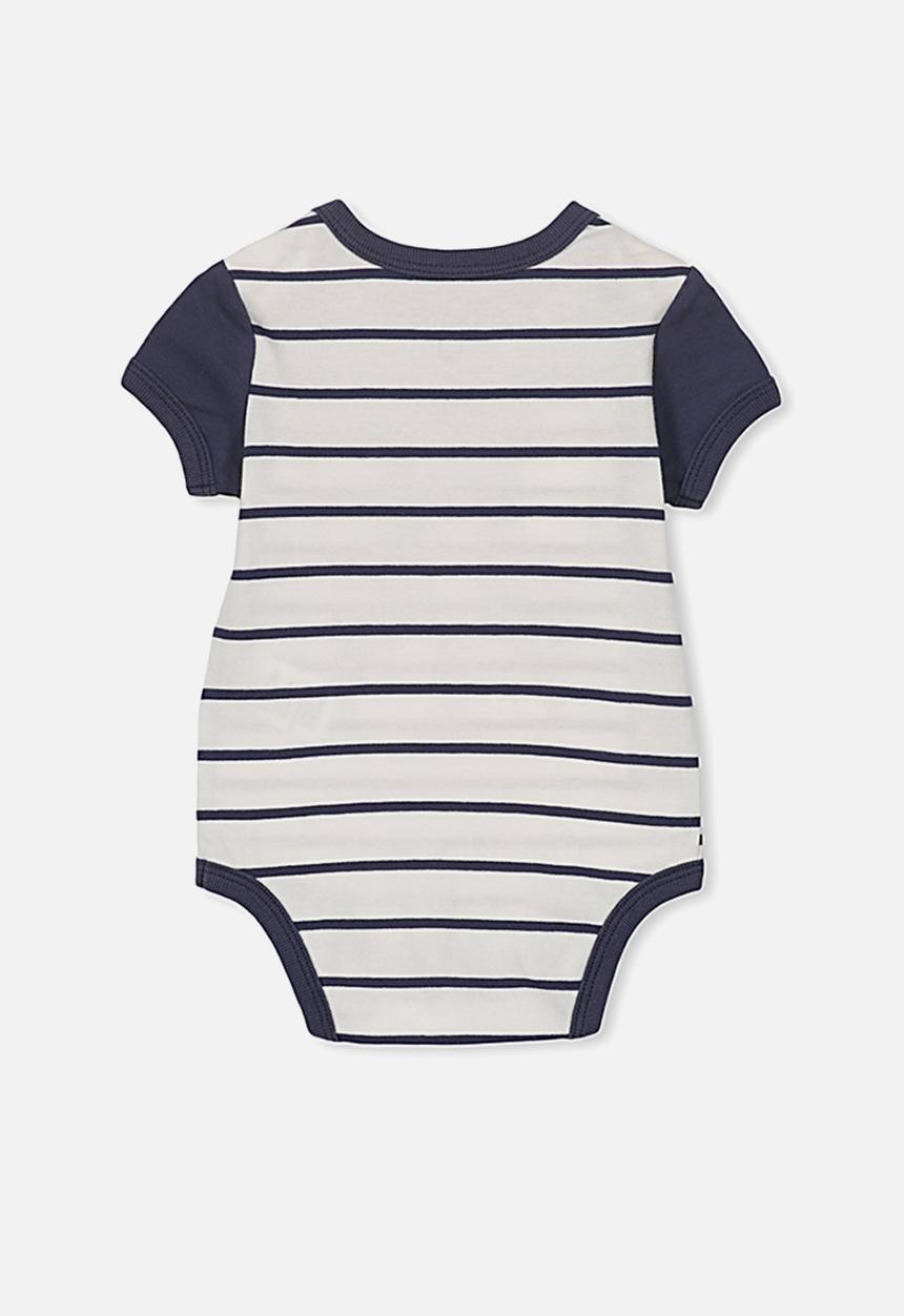 Cotton On - Mini short sleeve bubby - navy