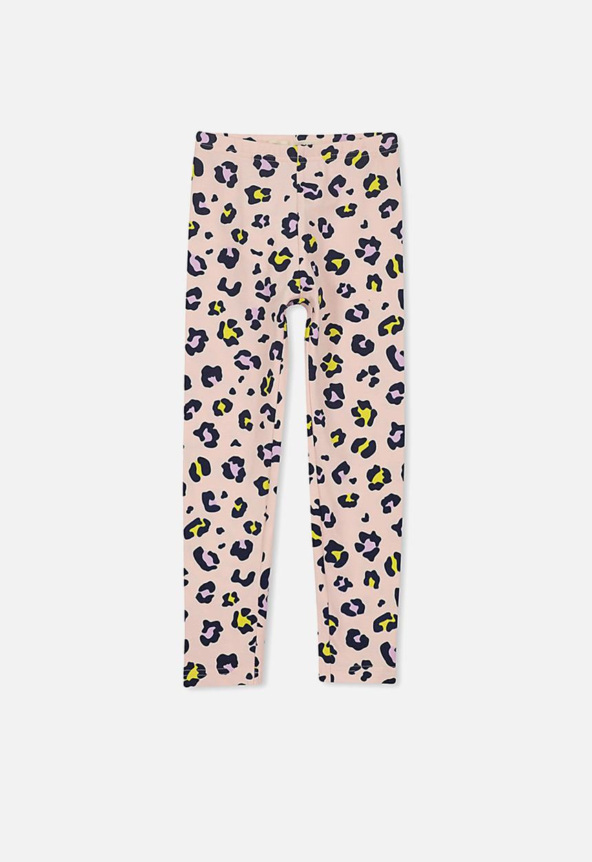 Cotton On - Huggie tights - peach & black