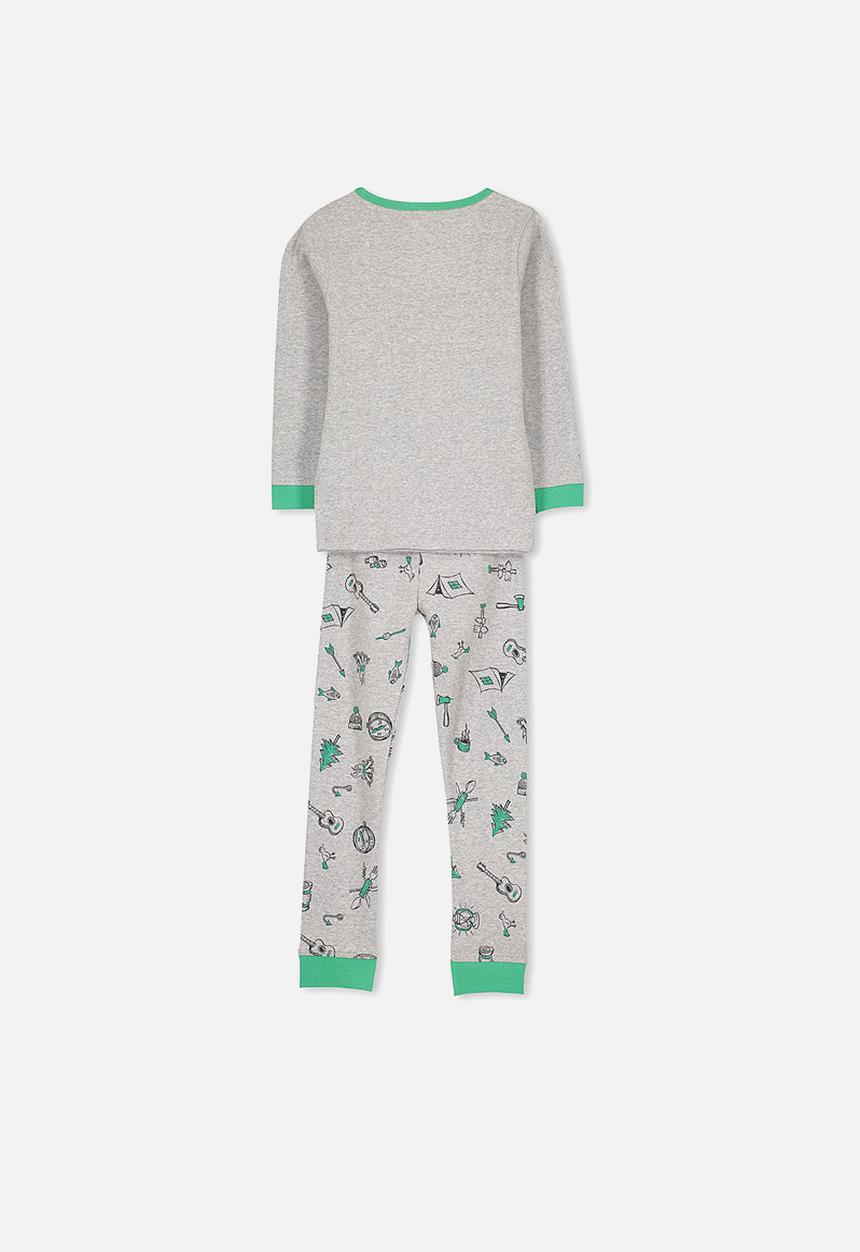 Cotton On - Kids Harry pj set - green