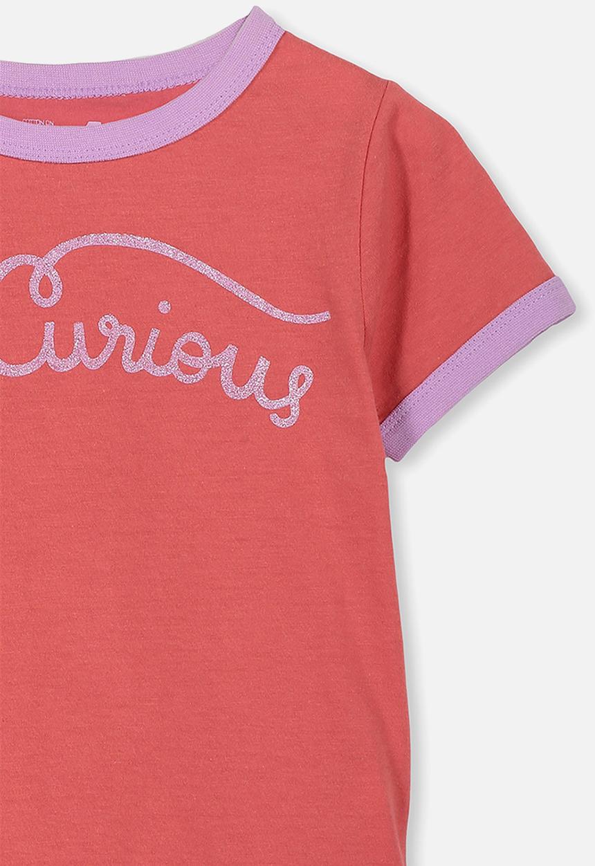 Cotton On - Penelope short sleeve tee - red