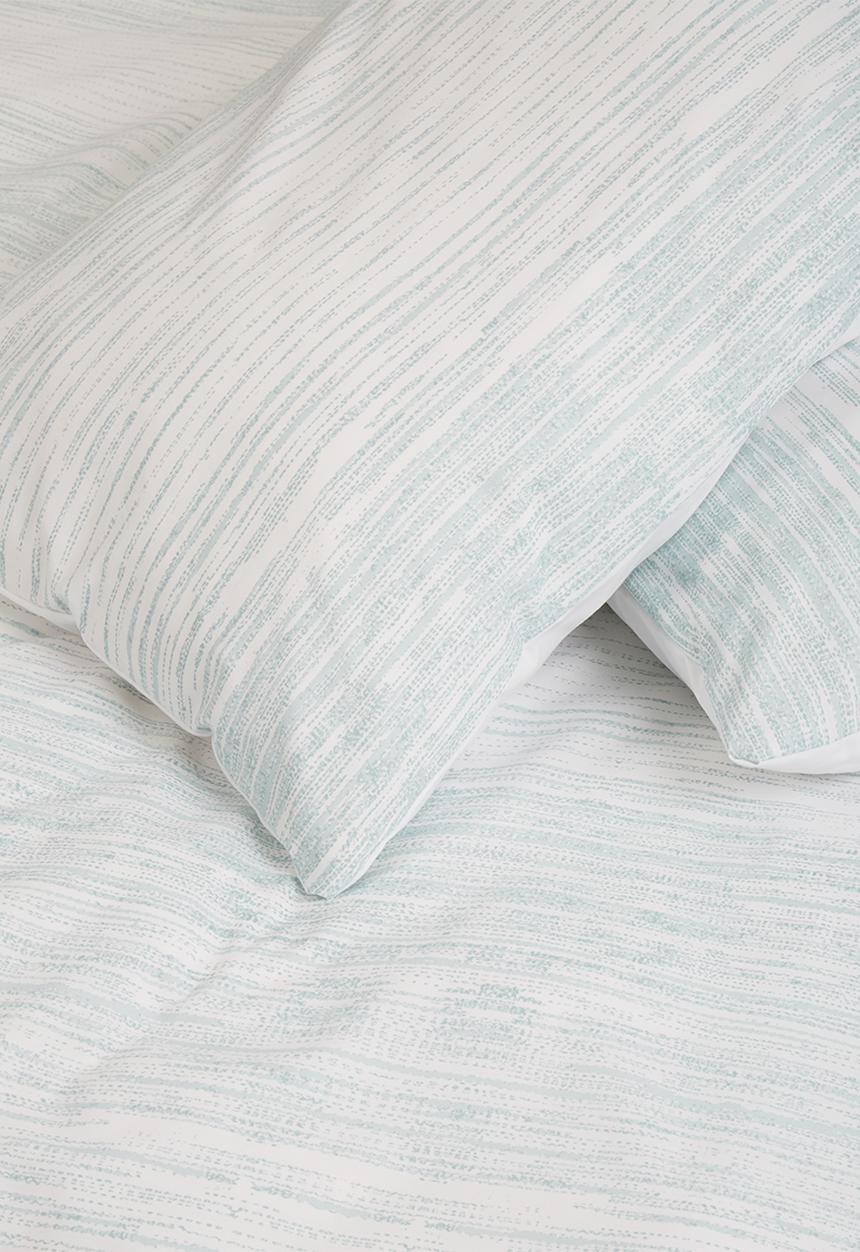 DNU Sheraton - Stria duvet cover set - duck egg blue
