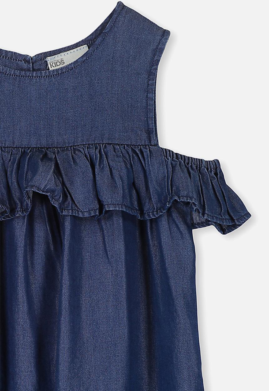 Cotton On - Immie short sleeve dress - blue