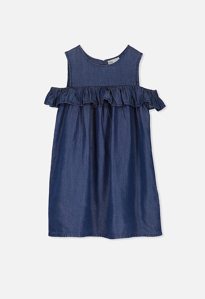 Cotton On - Immie short sleeve dress - blue