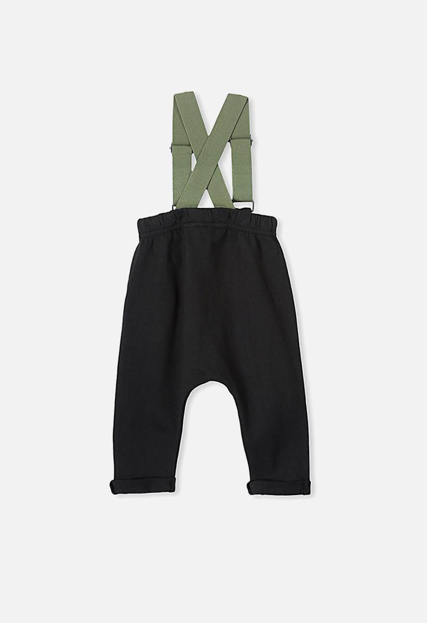 Cotton On - Pete brace trouser - black