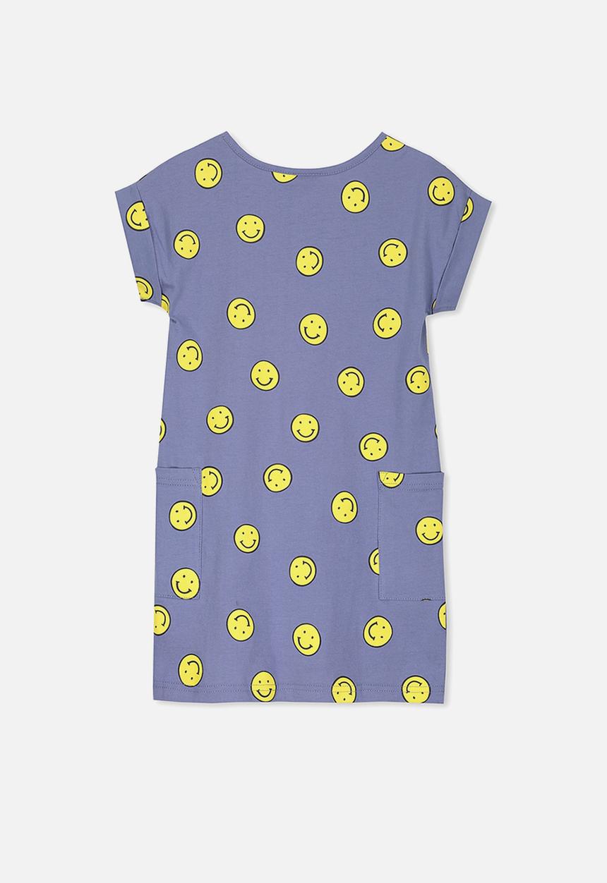 Cotton On - Greer short sleeve dress - blue