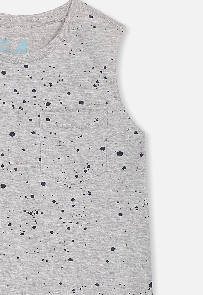 Cotton On - Orson tank sleeveless tee - grey