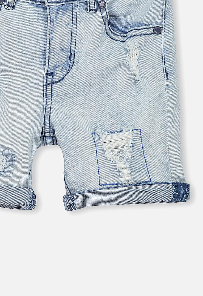 Cotton On - Pacey denim shorts - blue