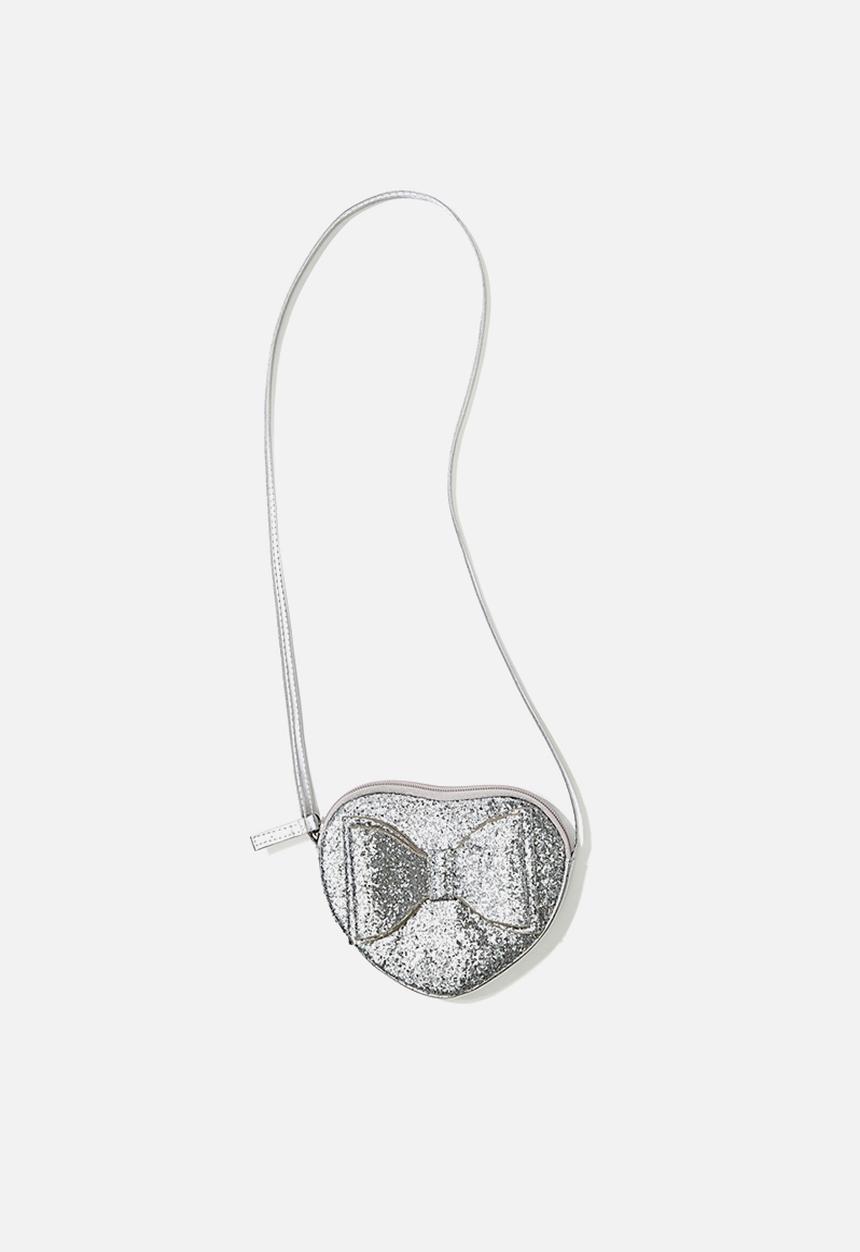 Cotton On - Heart party bag - silver
