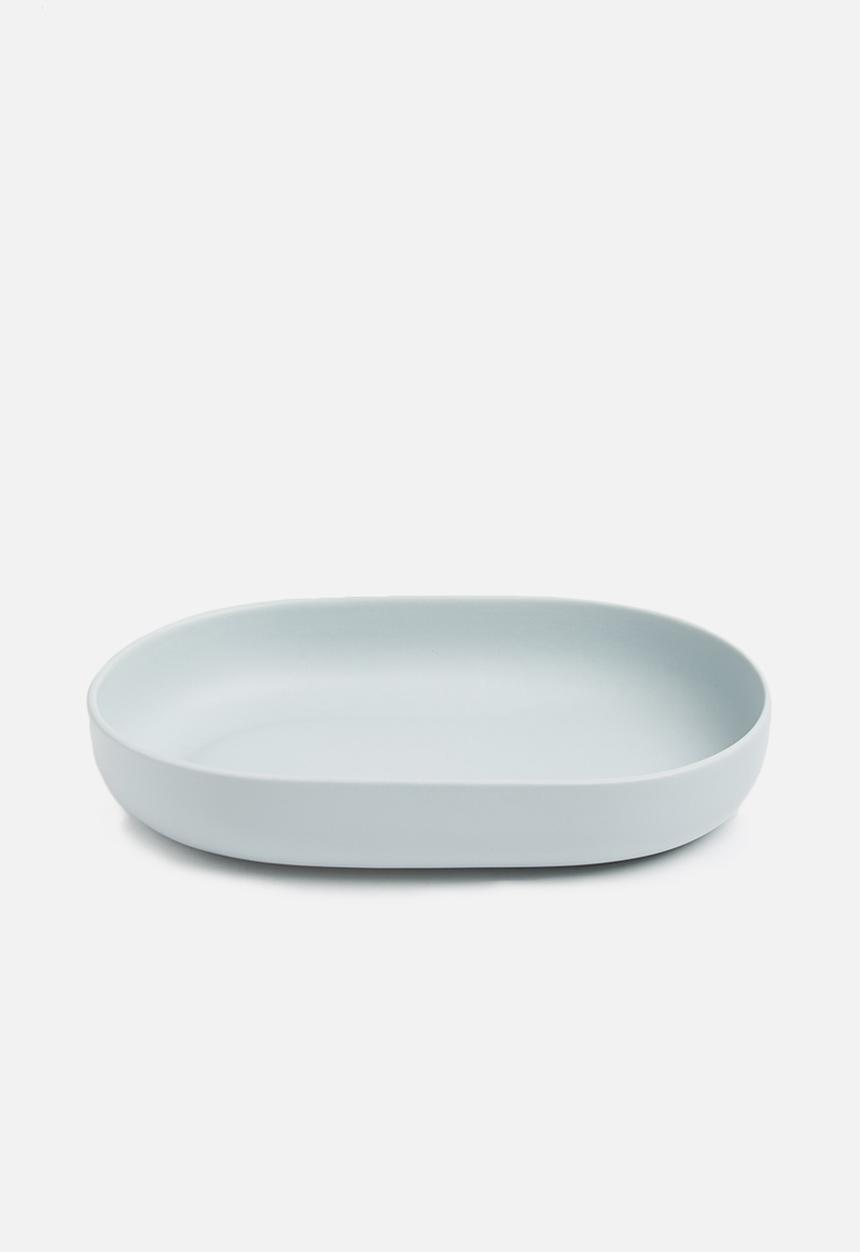 Urchin Art - Mismatch platter set - grey & orange