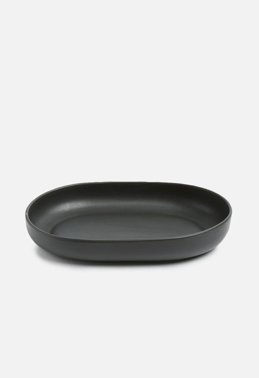 Urchin Art - Tonic platter set - black & grey
