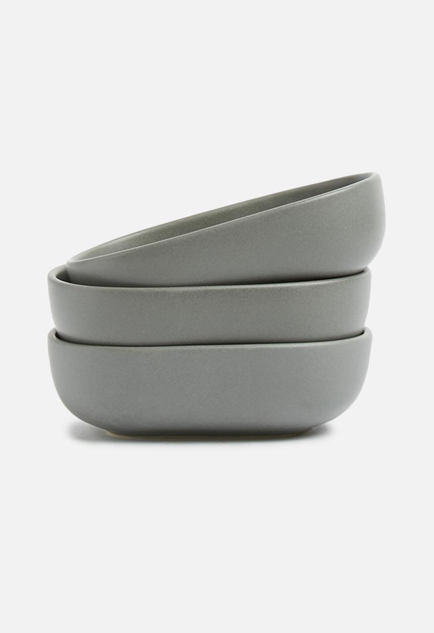 Urchin Art - Stash snack bowl set of 3 - grey