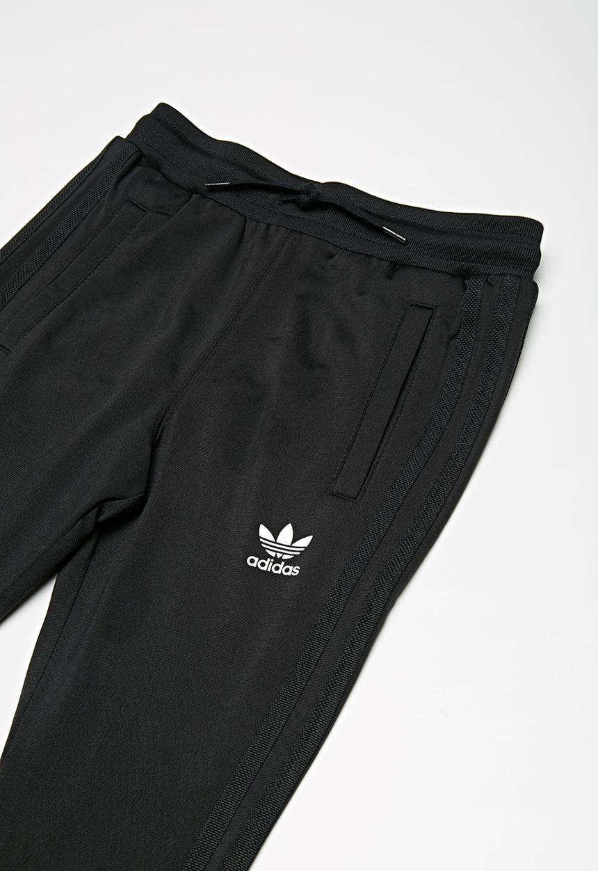 adidas Originals - Graphic tracksuit - black & grey 