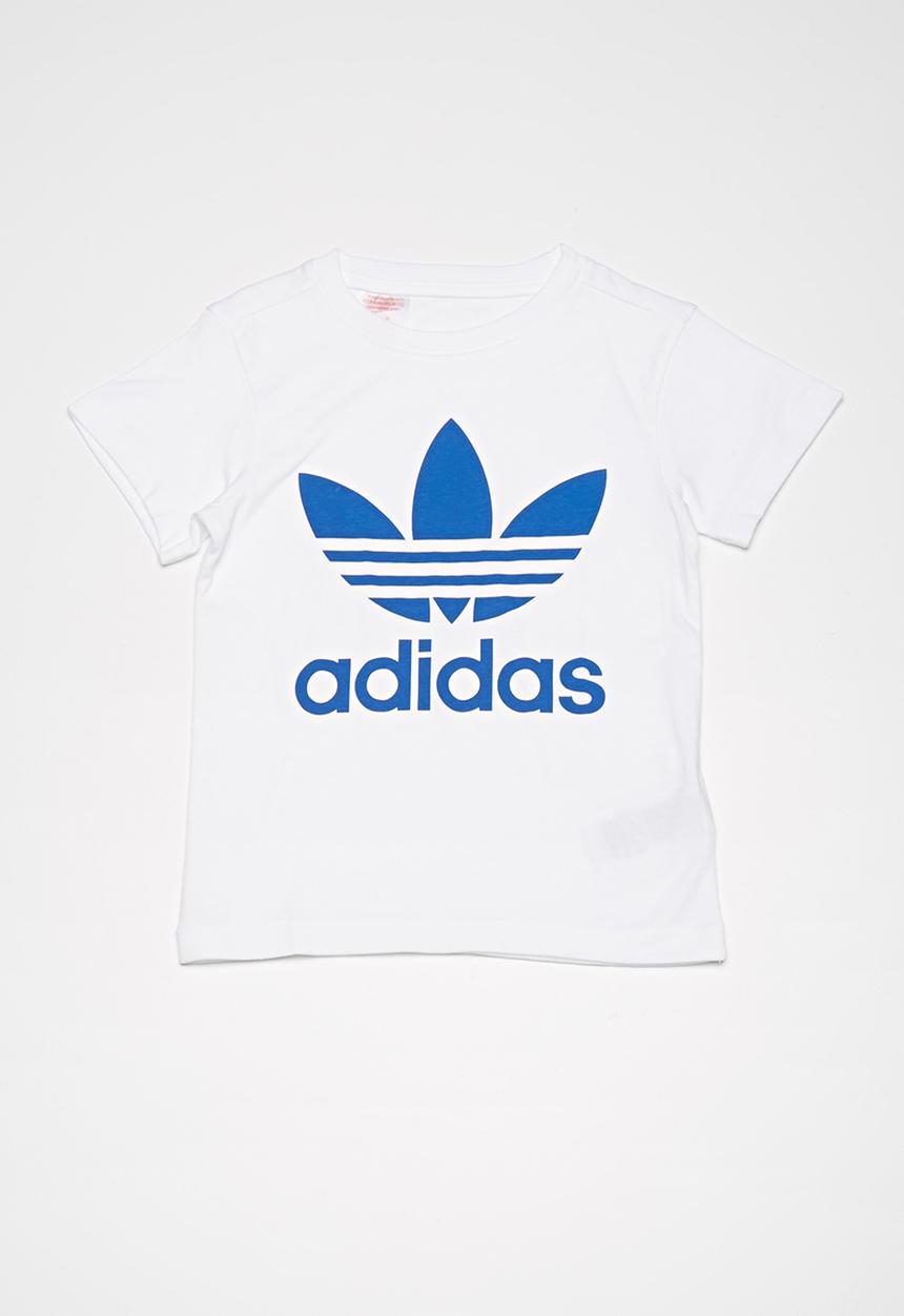 adidas Originals -  Trefoil tee - white & blue 
