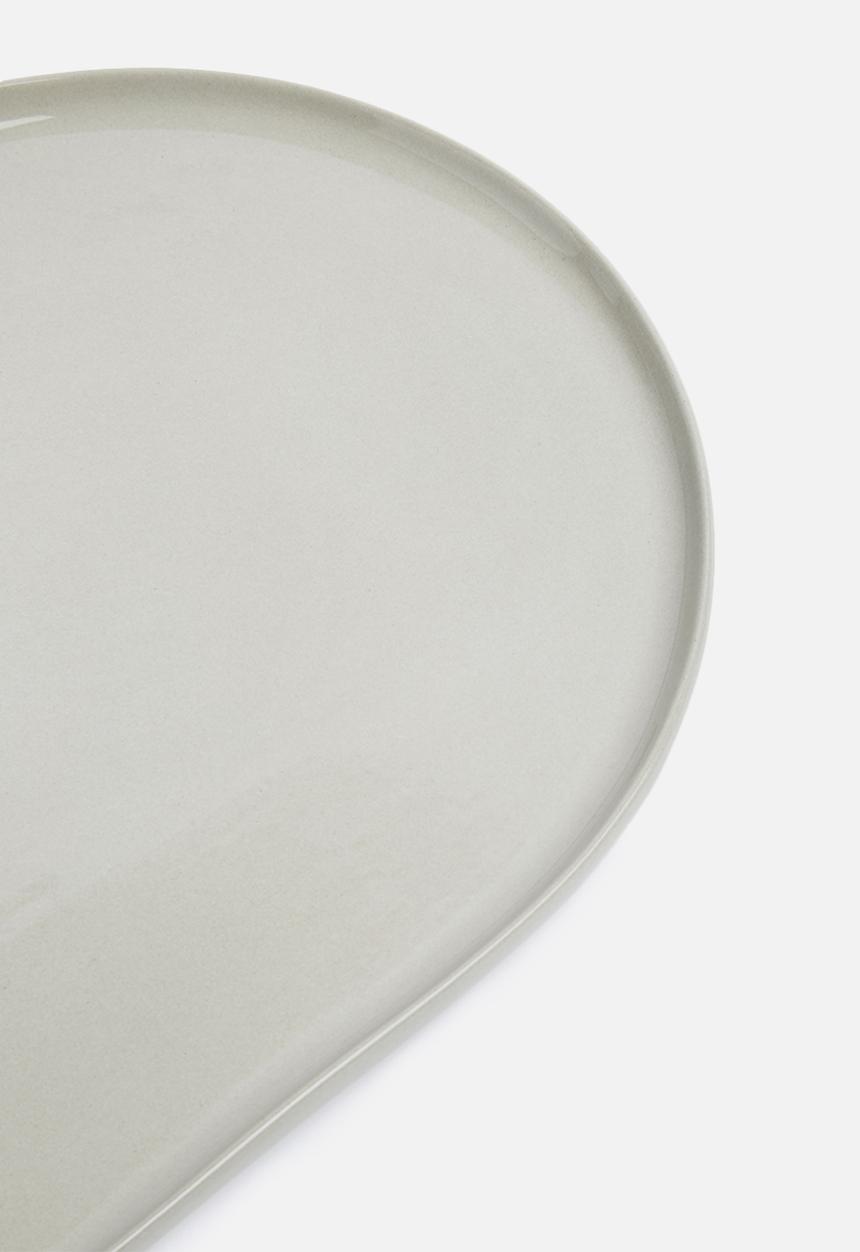 Urchin Art - Soho platter - slip grey