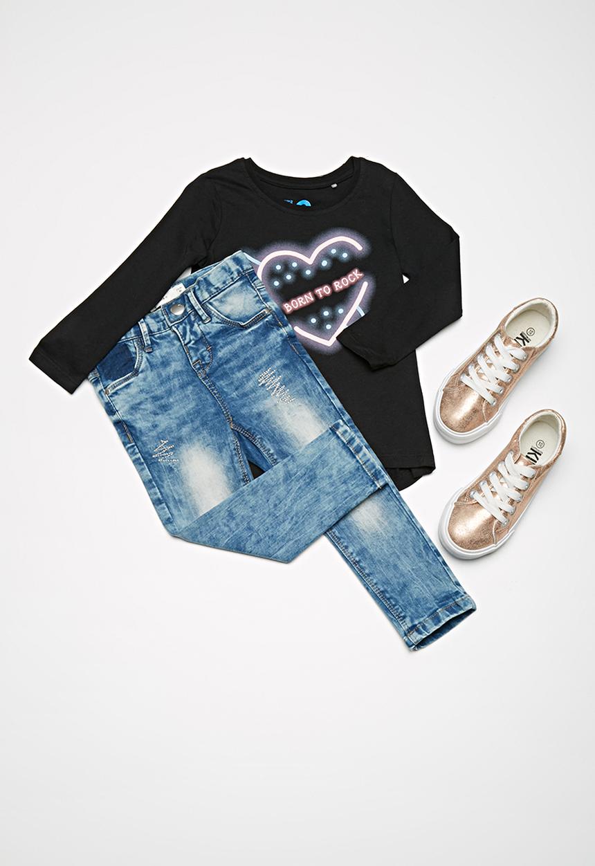 Name It - Kids girls denim jeans - blue