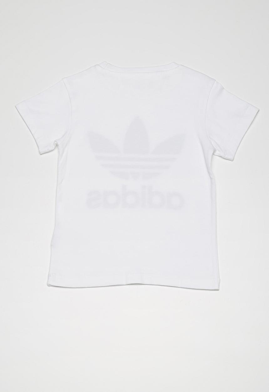 adidas Originals -  Trefoil tee - white & blue 