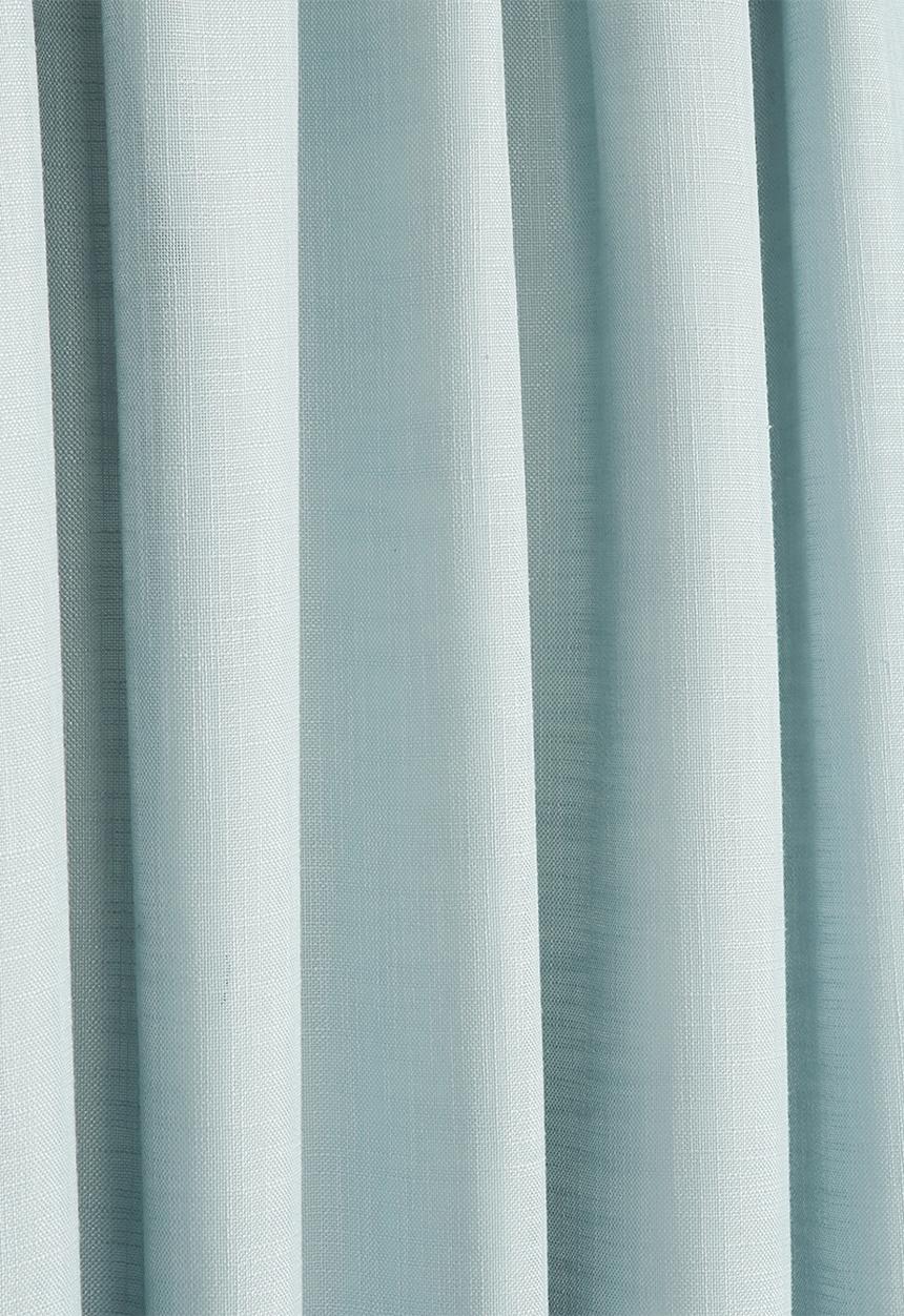 Sixth Floor - Taped lined curtain - duck egg
