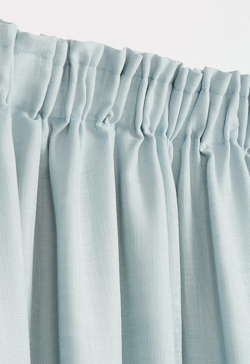 Sixth Floor - Taped lined curtain - duck egg