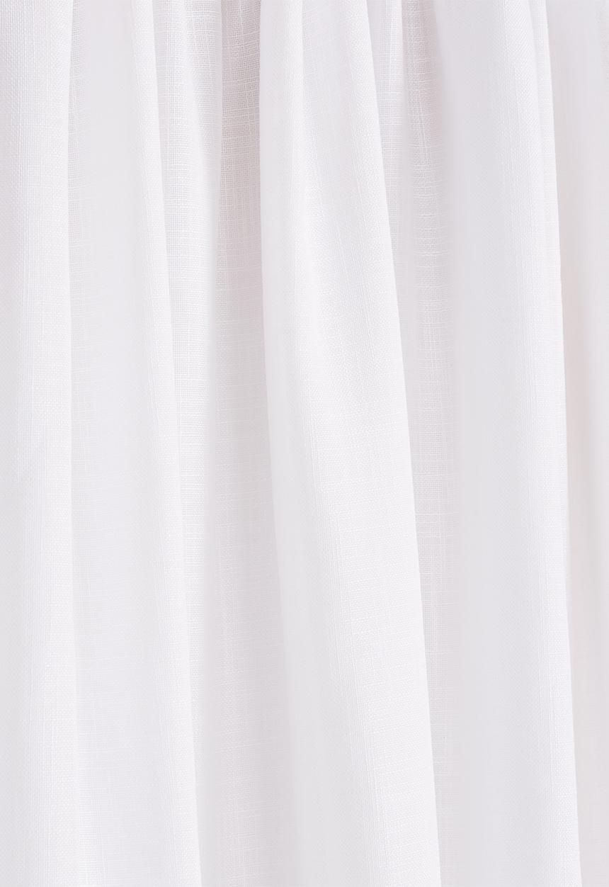 Sixth Floor - Taped lined curtain - white 