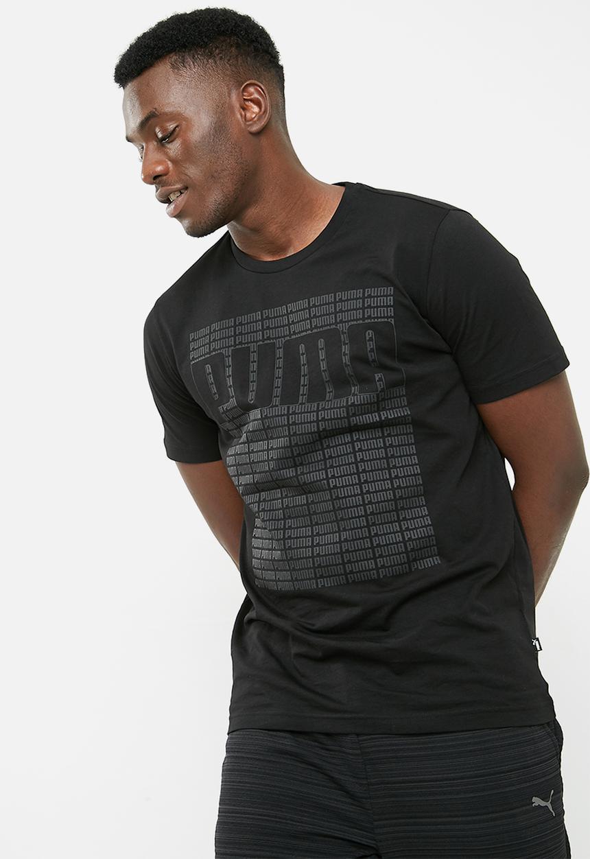 PUMA - Wording tee - black
