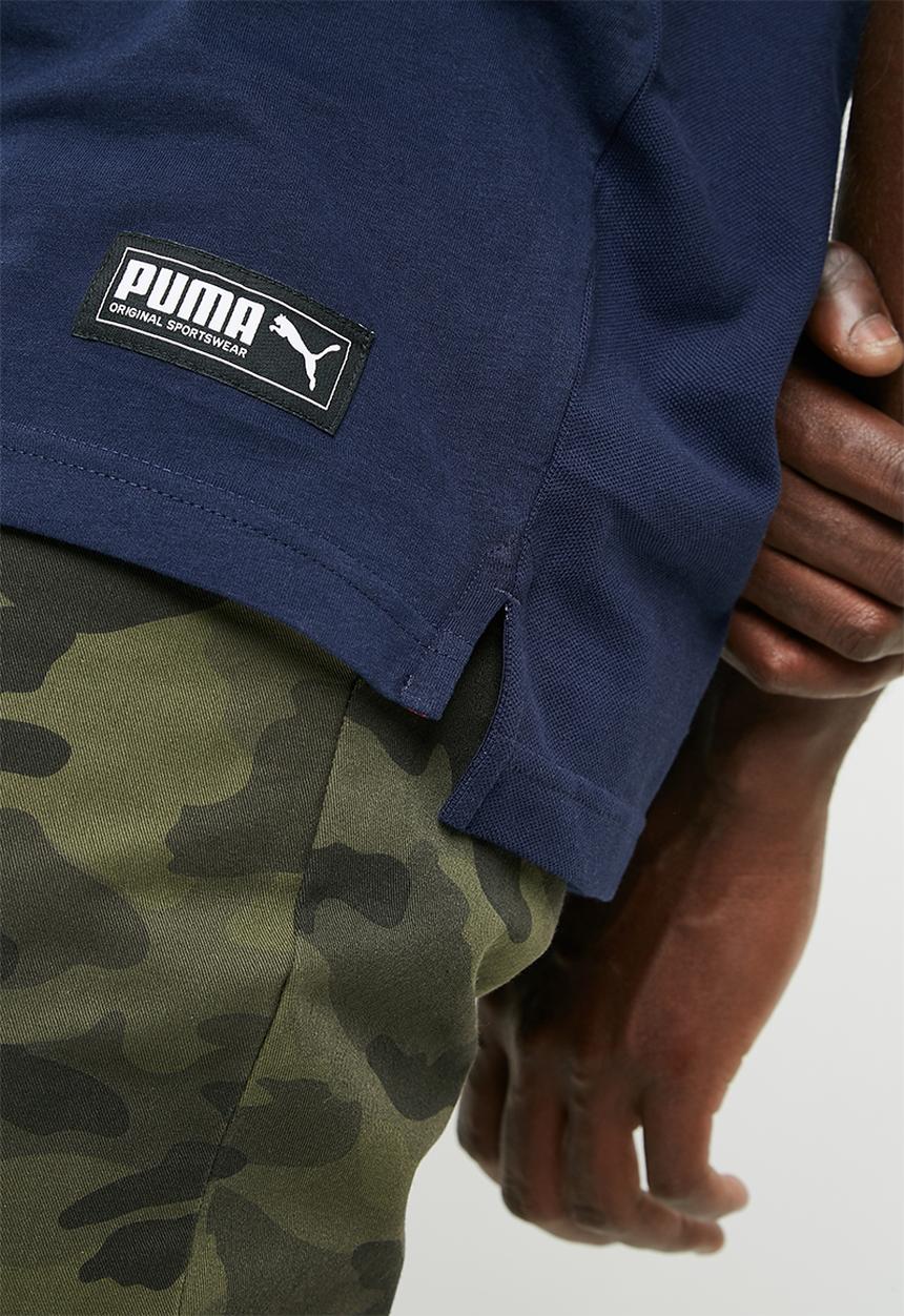 PUMA - Athletics Elevated tee - navy & red