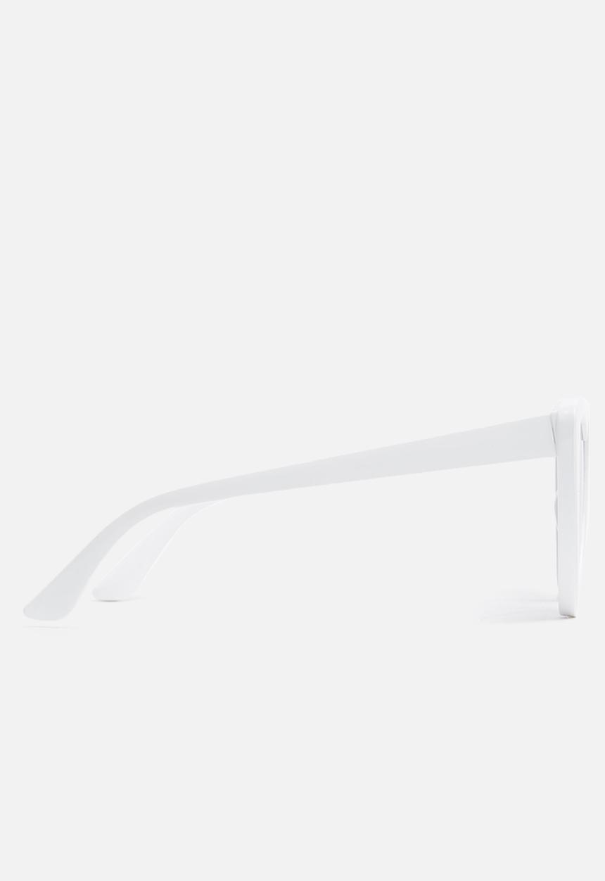 Missguided - Heart sunglasses - white 