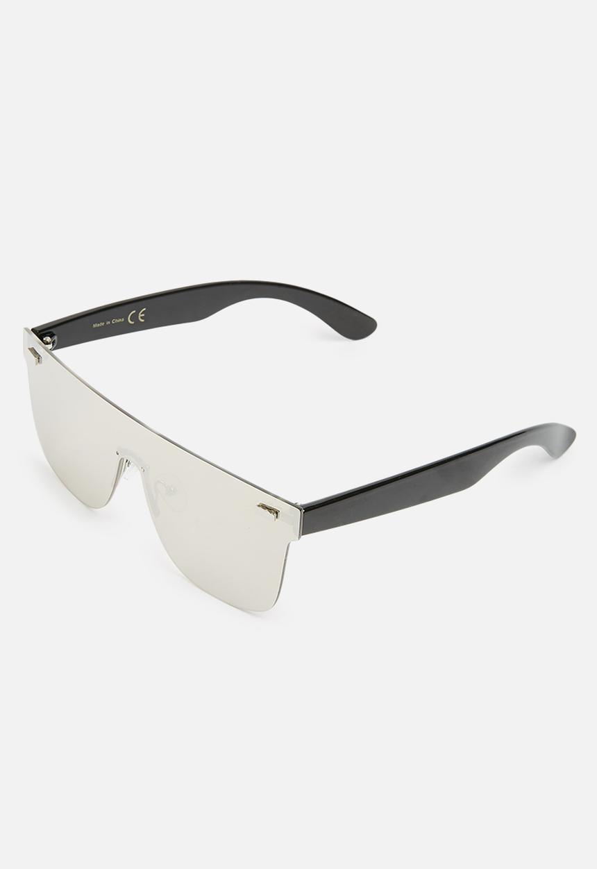 Missguided - Flat bar mirror sunglassses - silver 