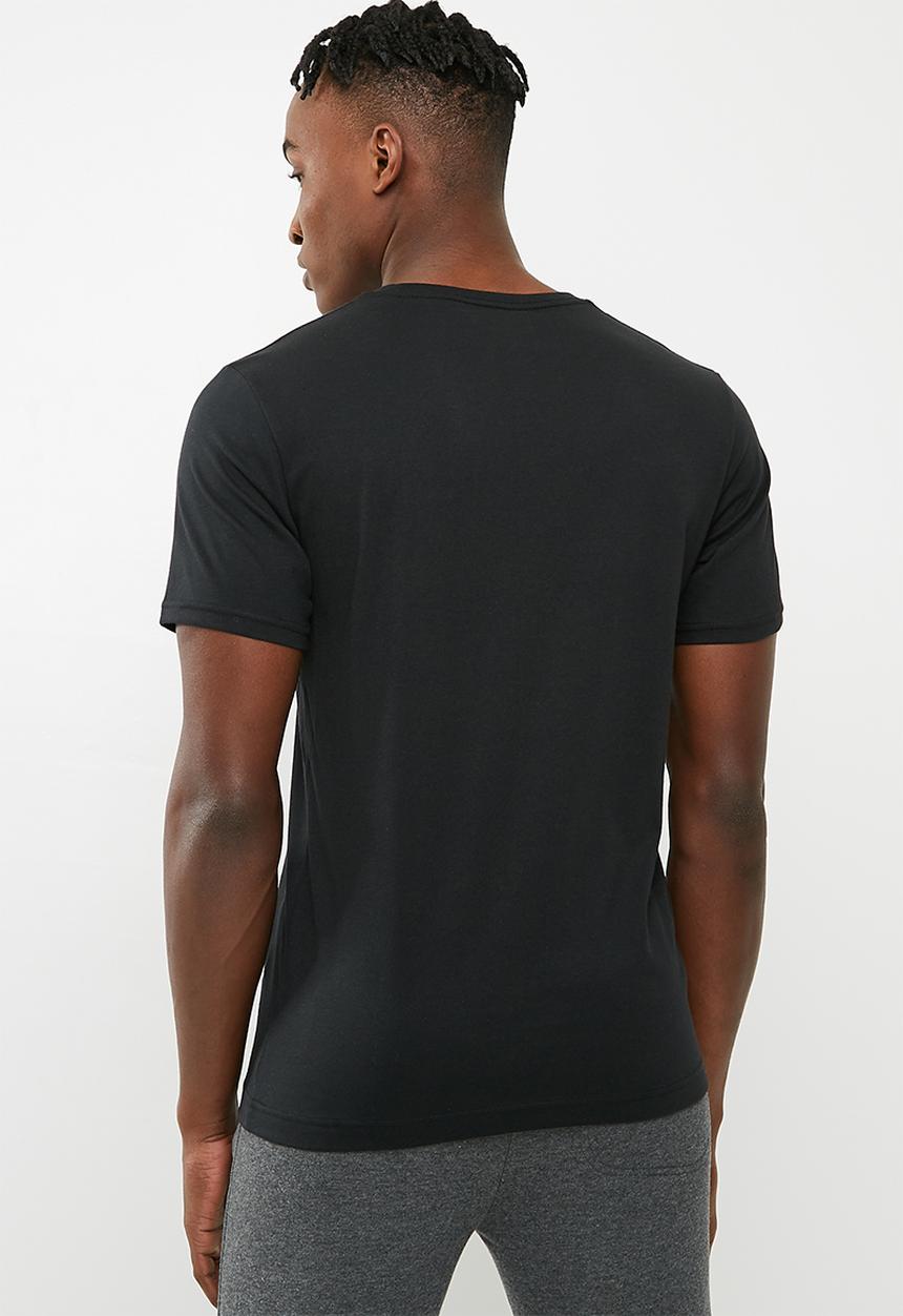 New Balance  - Heather tech tee - black 