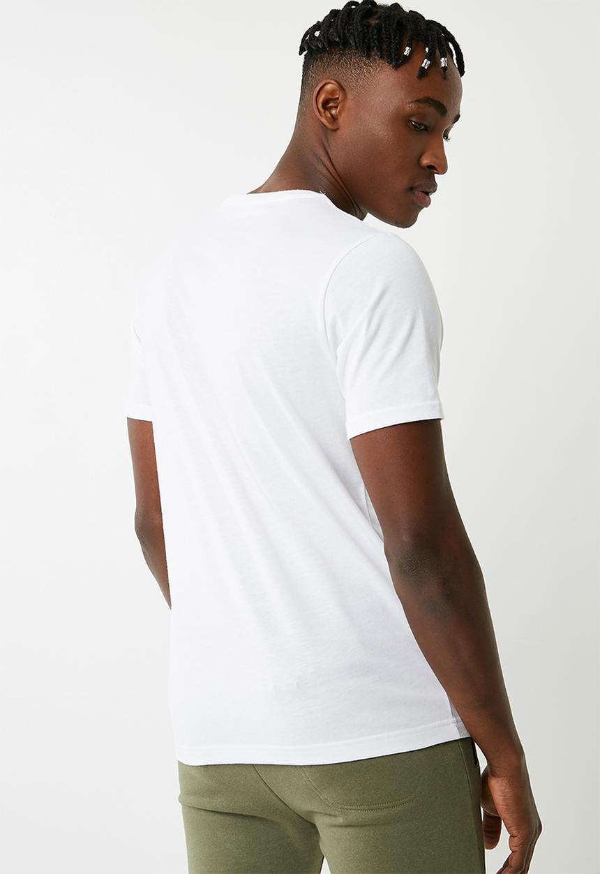 New Balance  - Heather tech tee - white 