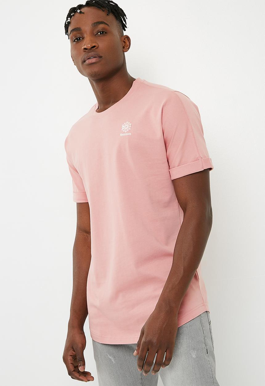 Reebok Classic - Cap sleeve longline tee -  pink