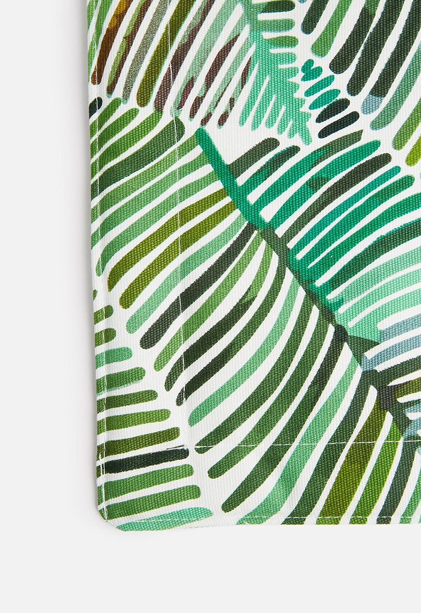 Grey Gardens - Leaves placemat set of 2 - green