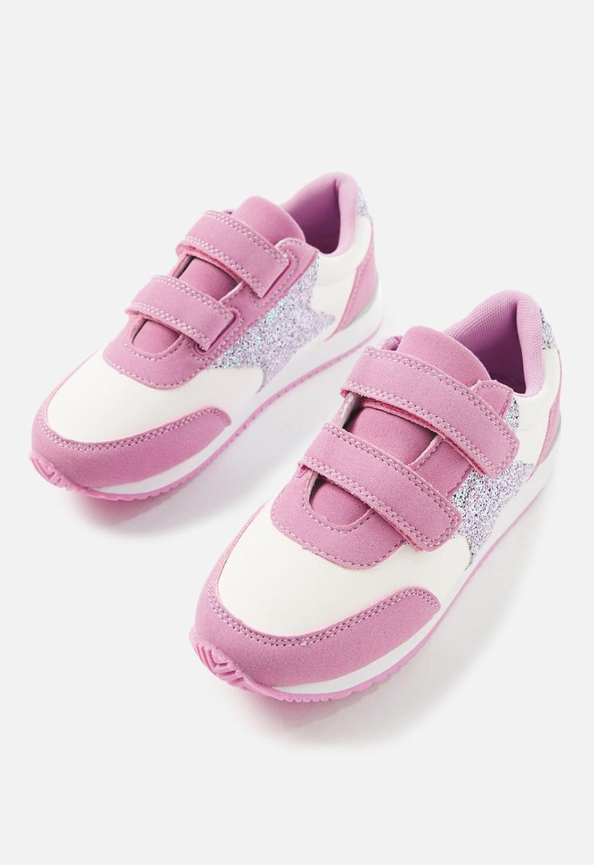 Cotton On - Colour change trainers - pink & white 