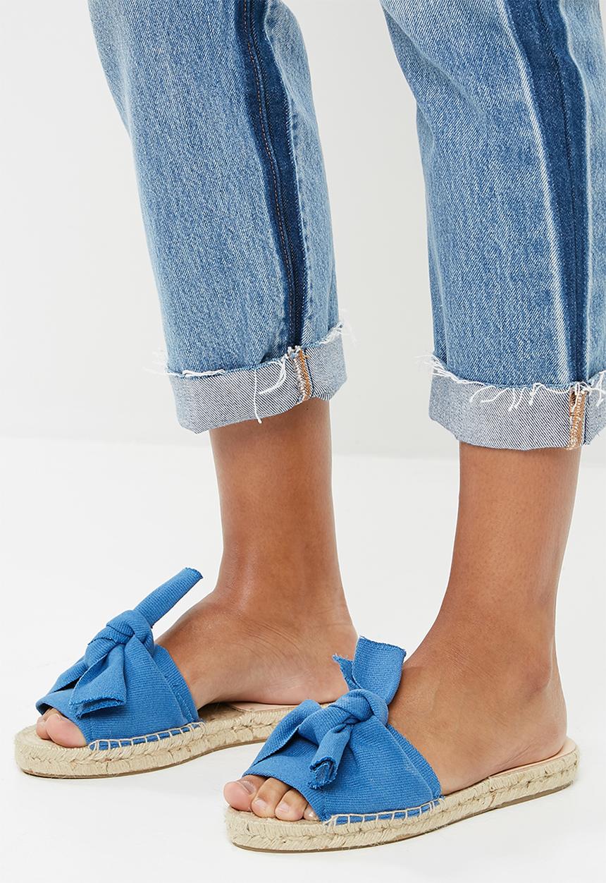 Espadril - Espadrille Knot Slide - blue 