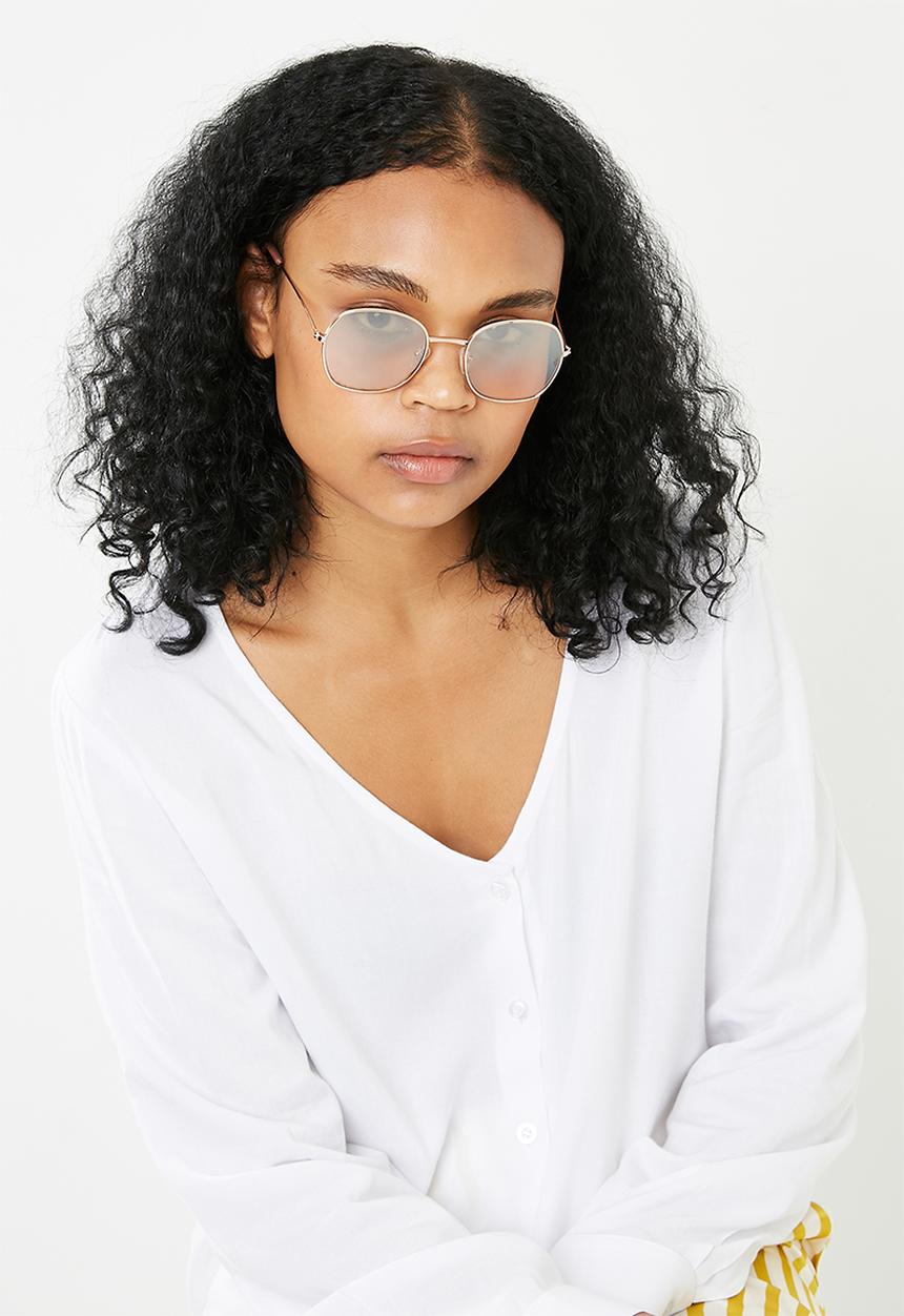 Missguided - Circular circular sunglasses - bronze