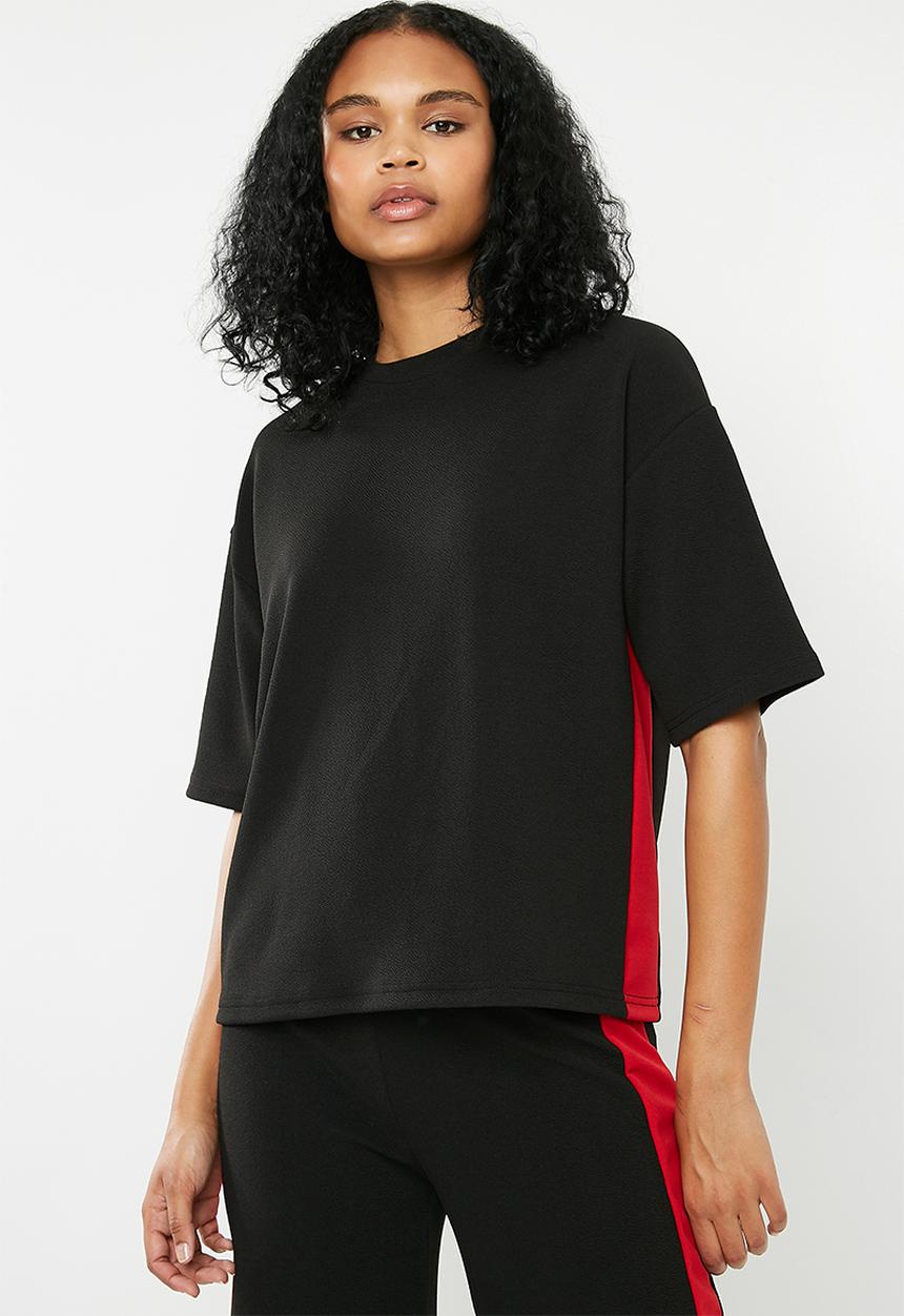 Superbalist - Boxy sport tee - black