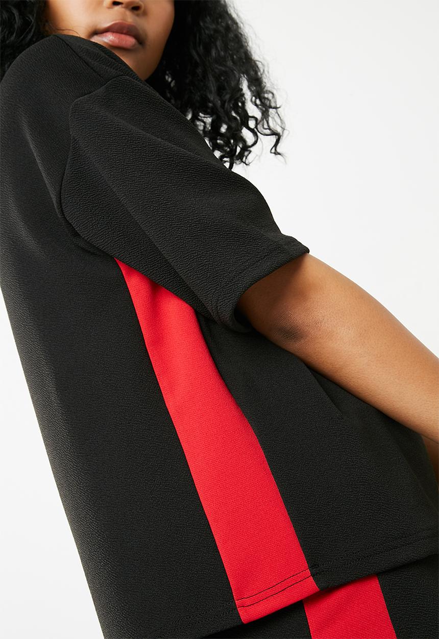 Superbalist - Boxy sport tee - black
