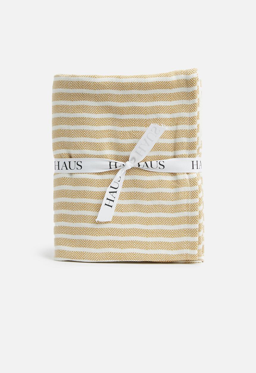 Hertex Haus - Laguna towel - star fish mustard