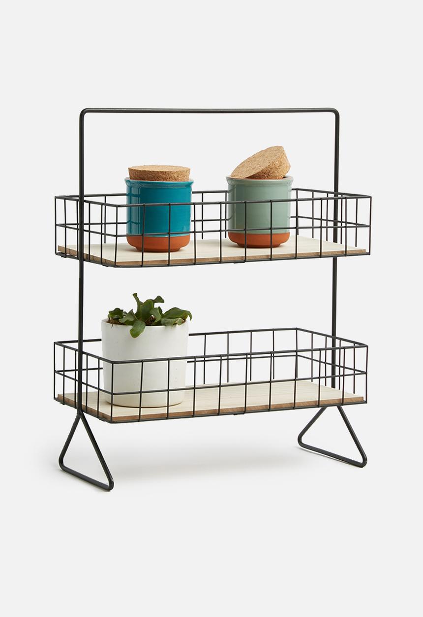 Present Time - Standing kitchen rack - black