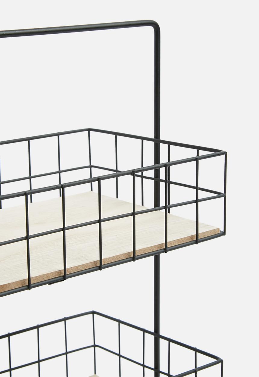 Present Time - Standing kitchen rack - black