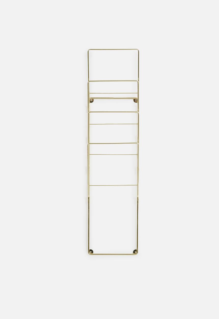Present Time - Magazine rack - gold