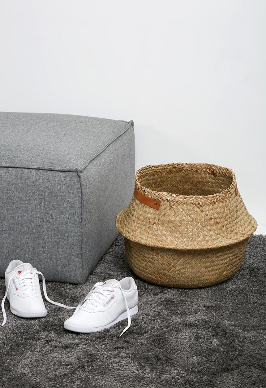 Sixth Floor - Belly basket leather strap - natural